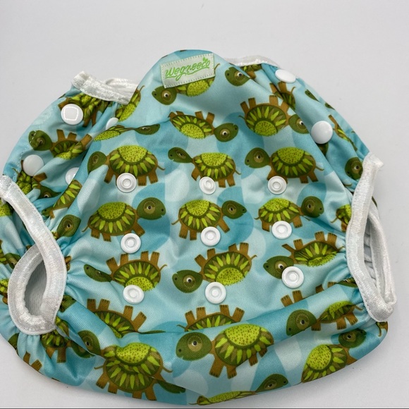 Wegreeco Set of Three Adjustable Snap Diaper Covers Swim Size Large - Picture 4 of 8